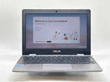 Asus Chromebook C223NA 11.6" Celeron N3350 4GB 32GB eMMC Black Used image 1