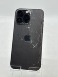 AT&T Apple iPhone 14 Pro Max A2651 256GB Space Black - Cracked Back Read! image 6