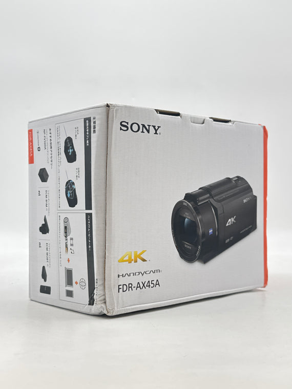 Sony FDR-AX45A UHD 4K Handycam Camcorder Japanes Language Only - Open Box