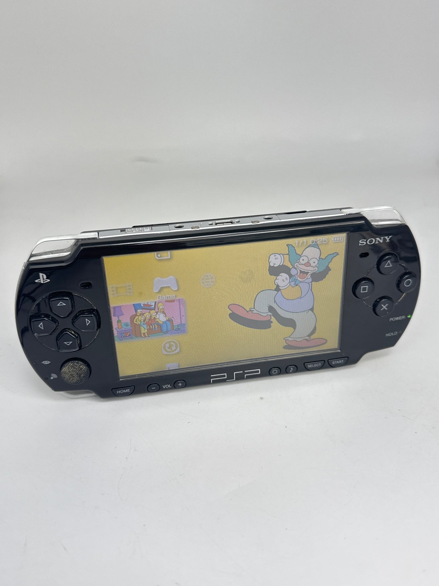 Sony PSP-2000 Piano Black Console #67 w/ 1200mAh Battery No Charger