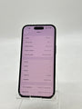 US Sprint/T-Mobile Apple iPhone 15 A2846 128GB Black 99% Battery Health 82 Cycle - image 2