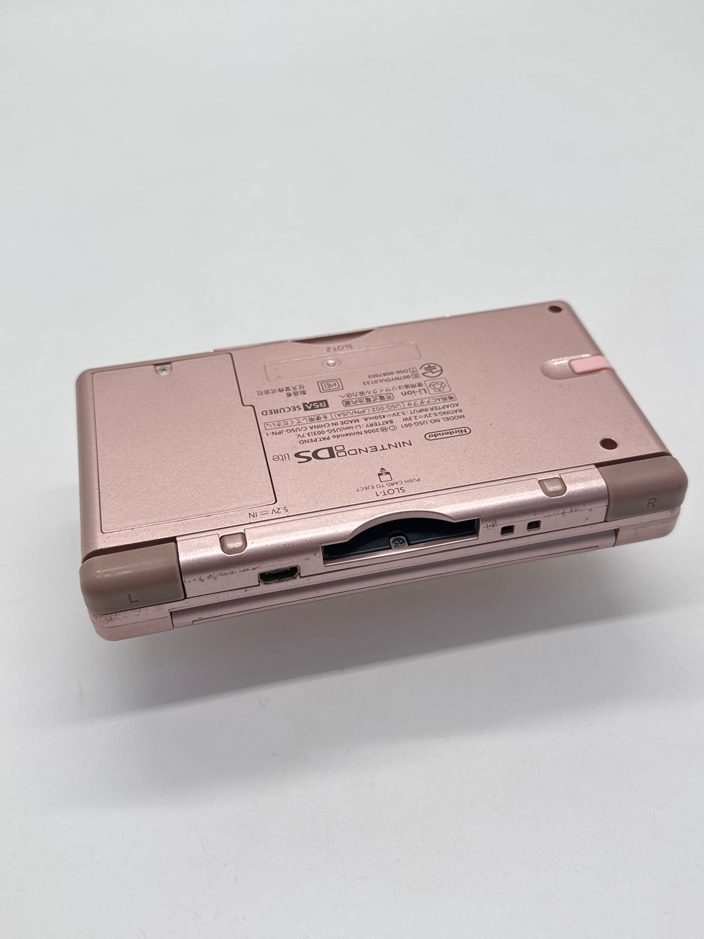 Nintendo DS Lite USG-001 Metallic Rose Console w/ Stylus #47