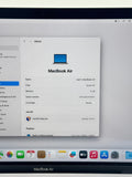 Apple MacBook Air A2337 13.3" M1 8GB RAM 256GB SSD Silver Used image 2