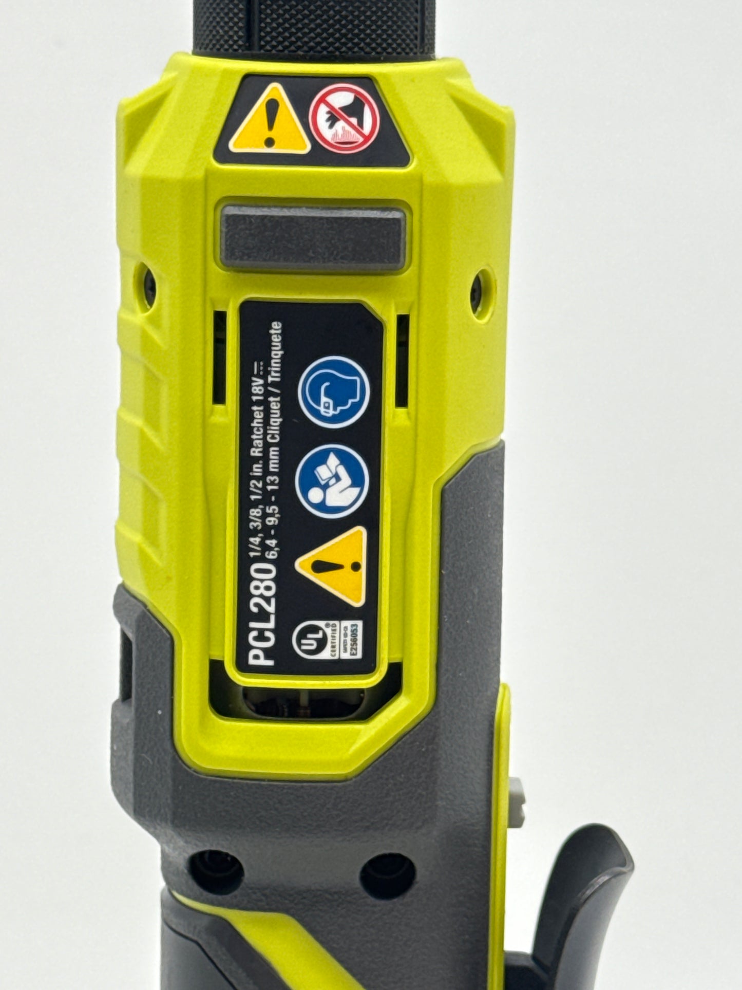 New RYOBI PCL280B ONE+ 18V Cordless Multi-Size Ratchet W/ 1/2"+3/8"+1/4" Driver