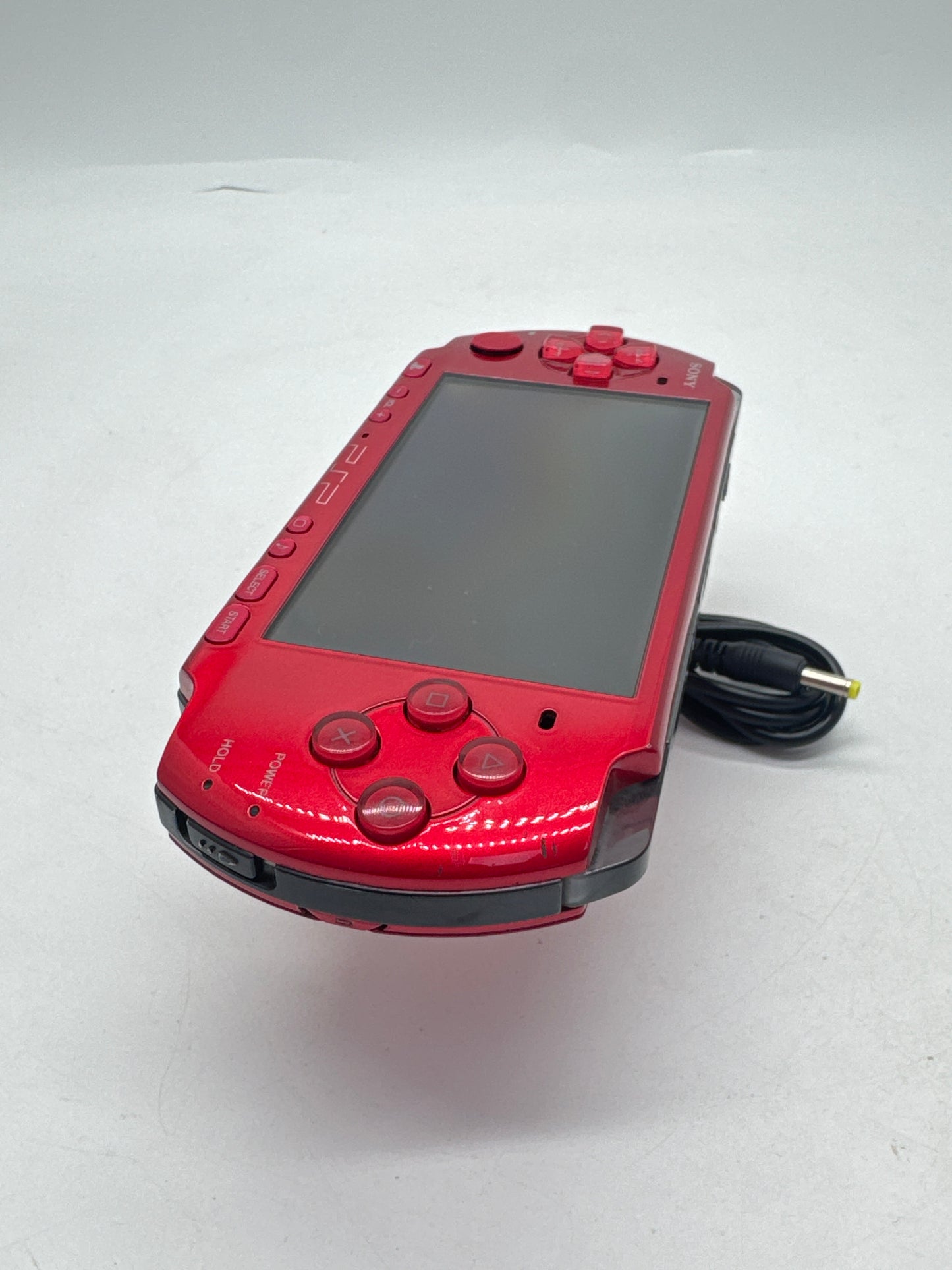 Sony PlayStation Portable PSP-3000 Red Console #365 w/2400mAh Battery & Charger