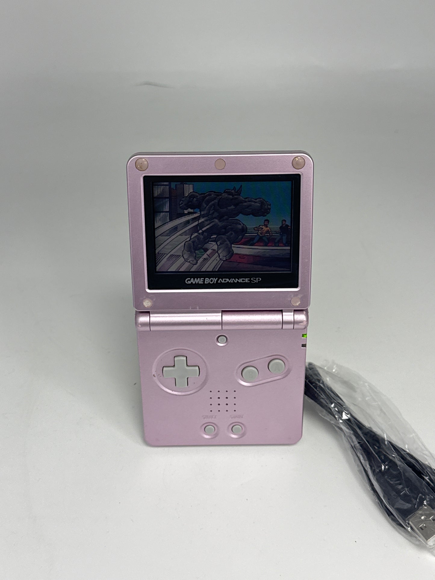 Nintendo Game Boy Advance SP AGS-001 Pink Console #654 w/ Charger