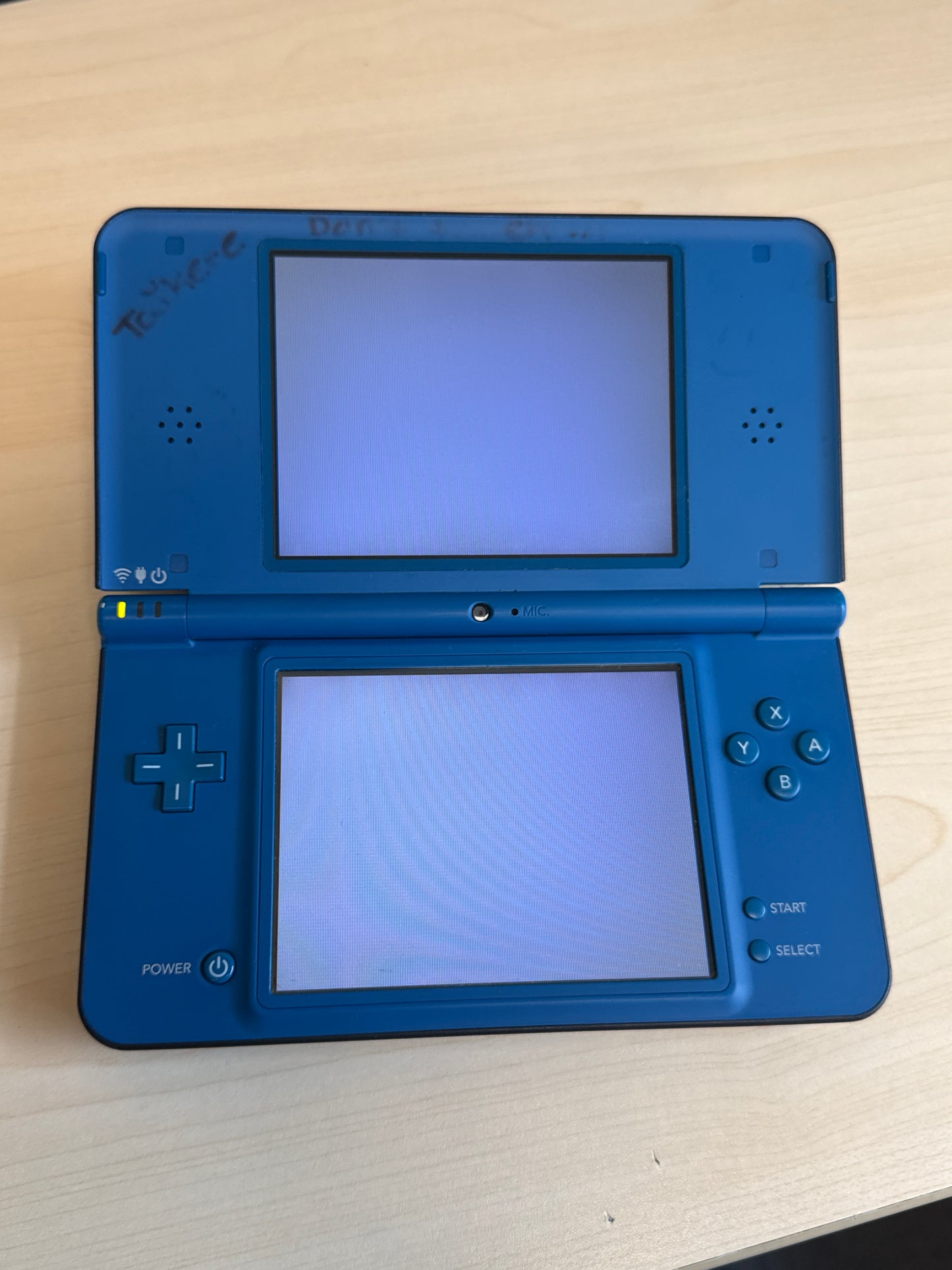 Nintendo DSi XL UTL-001(USA) Handheld Game Console Blue - Loose Hinge