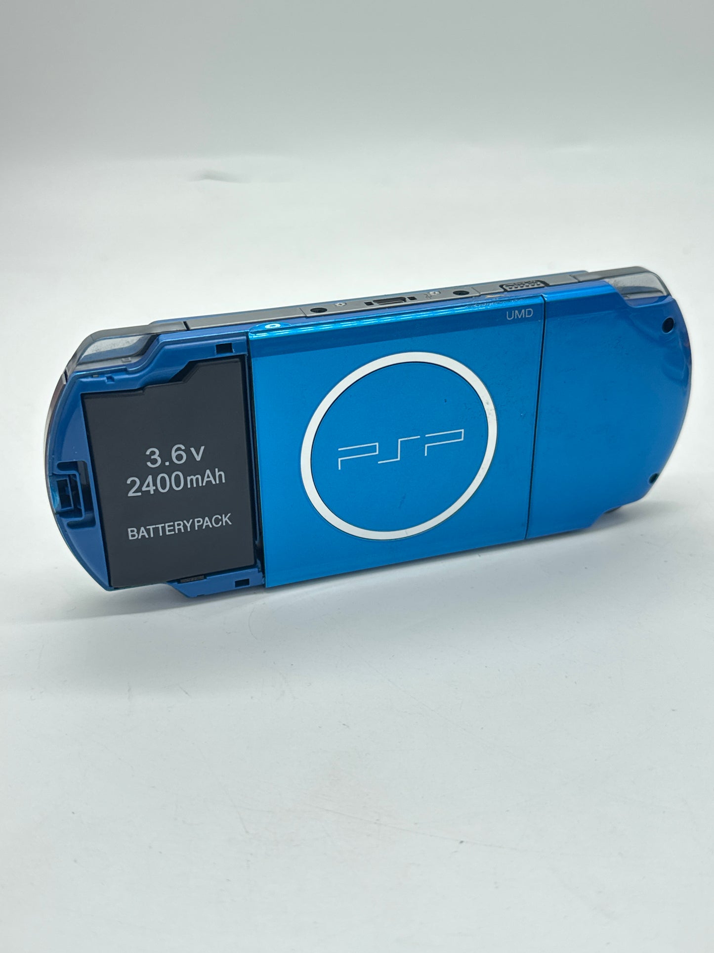 Sony PSP-3000 Blue Console #56 w/ 2400mAh Battery No Charger No Battery Lid