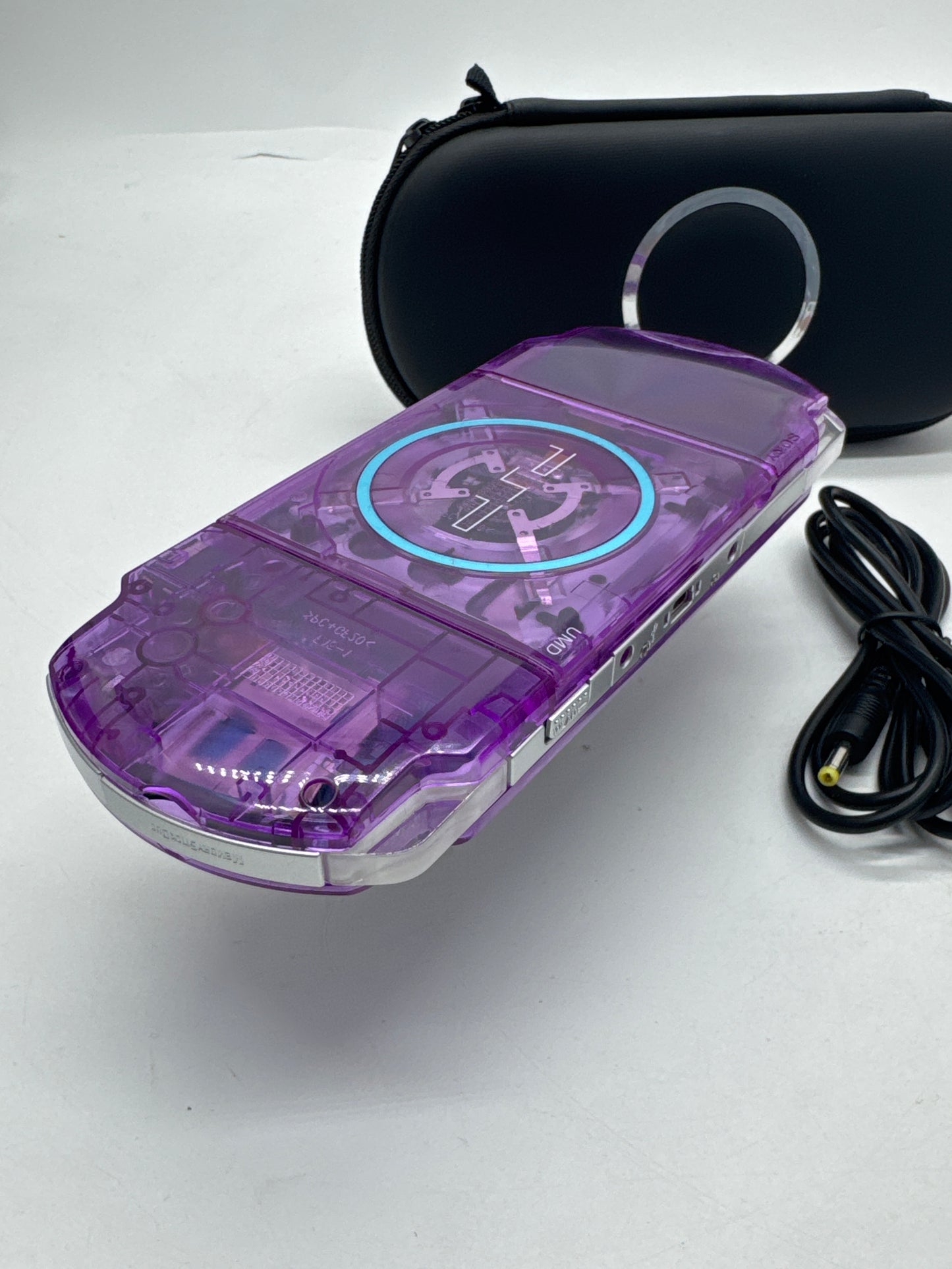Sony PlayStation Portable PSP-3006 Clear Purple Console Bundle #334