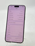 Unlocked Apple iPhone 15 Pro Max A2849 256GB White Titanium - Cracked Lens Read! image 2
