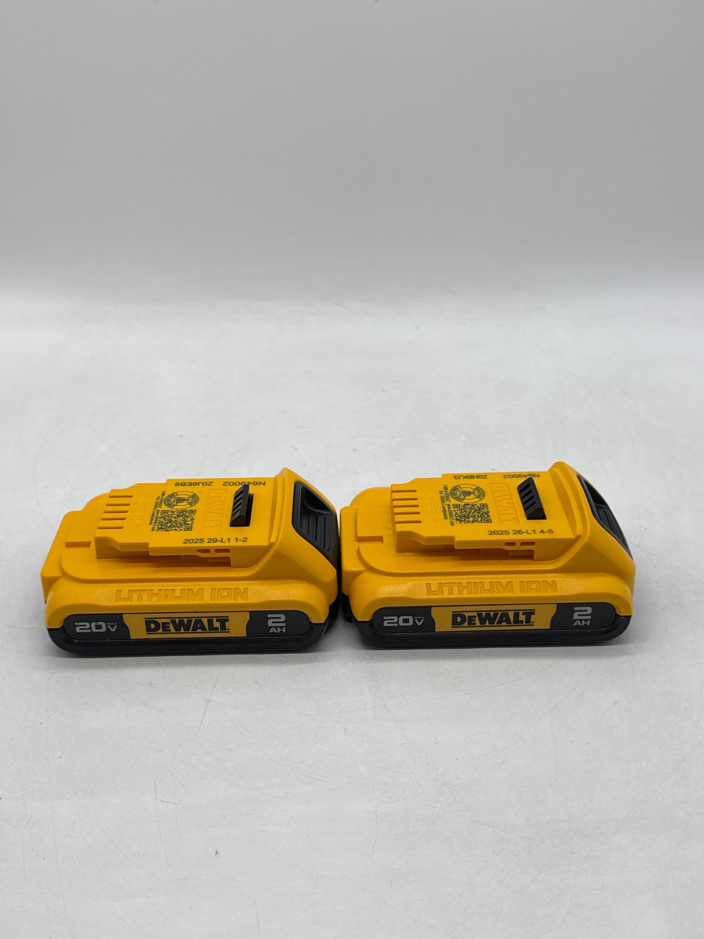 Lot of 2 Dewalt DCB203 20V Max 2AH Li-Ion Battery - New No Box