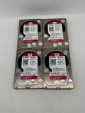 Lot of 5 WD Red Pro WD3001FFSX-68JNUN0 3TB 3.5" SATA NAS Hard Drive image 1