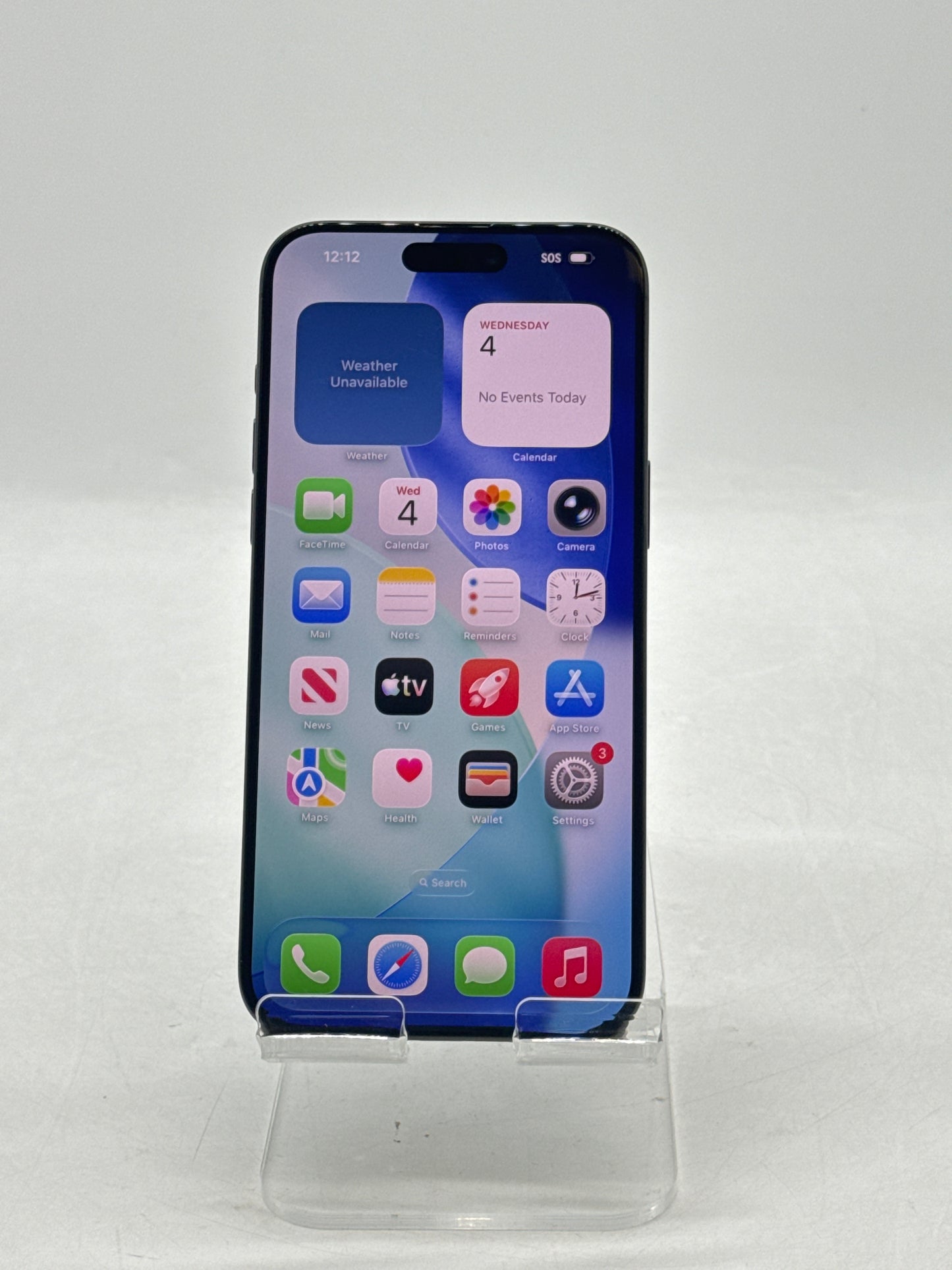 AT&T Apple iPhone 15 Pro Max A2849 256GB Black Titanium 89% Battery Health