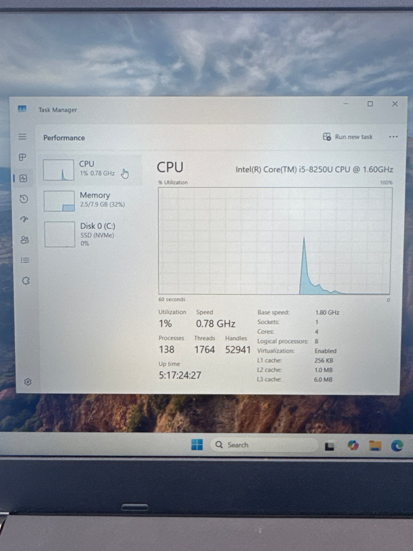 Lenovo ThinkPad L580 Intel i5-8250U 8GB RAM 256GB SSD Laptop #7