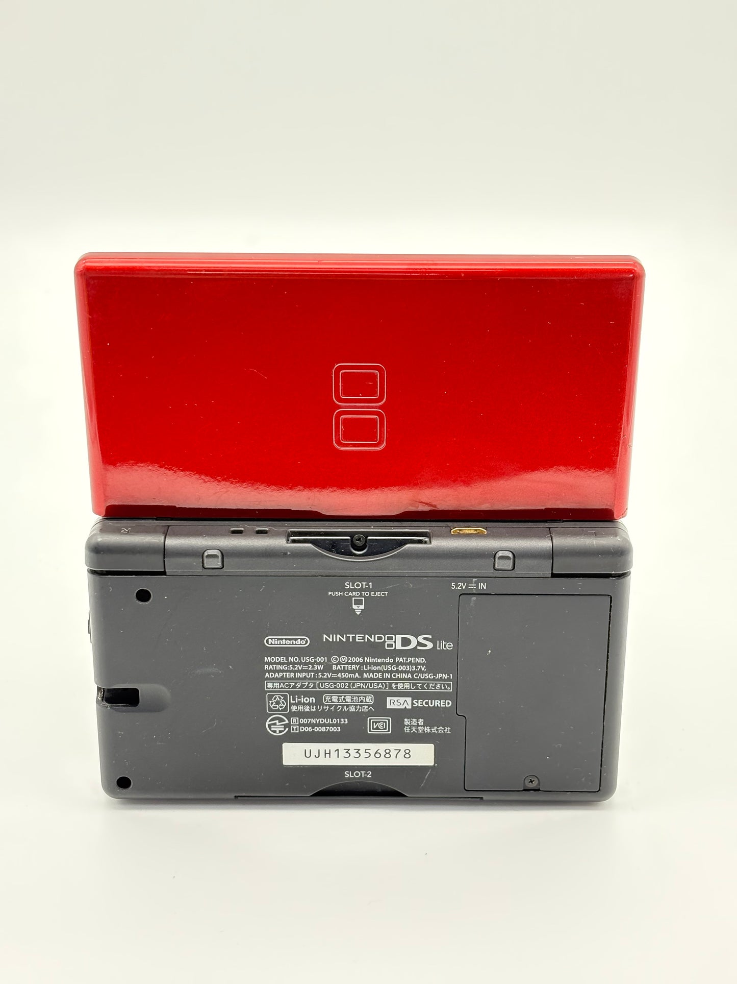 Nintendo DS Lite USG-001 Red Console UNTESTED AS IS #315