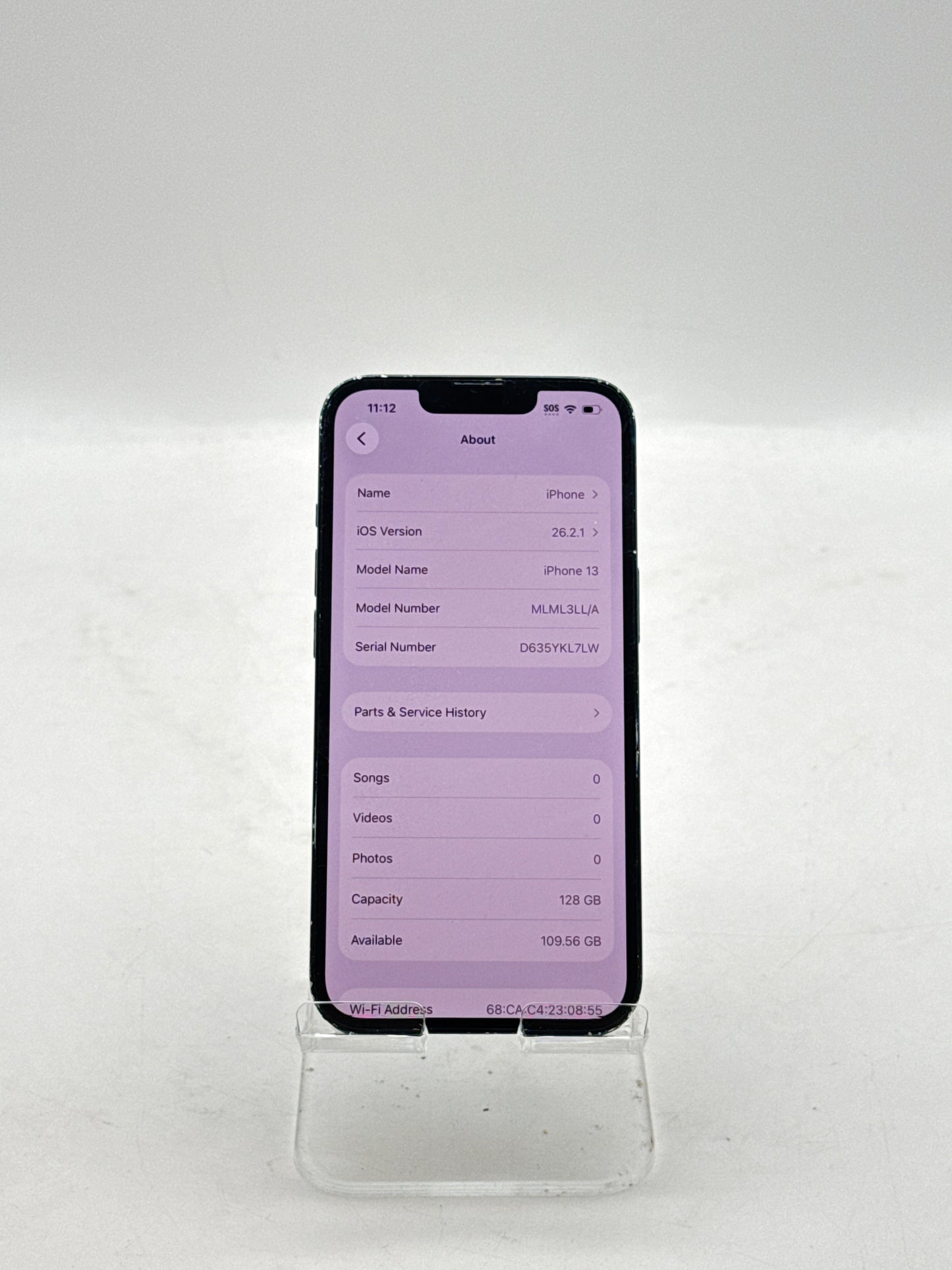 T-Mobile Apple iPhone 13 A2482 128GB - Back Cracked