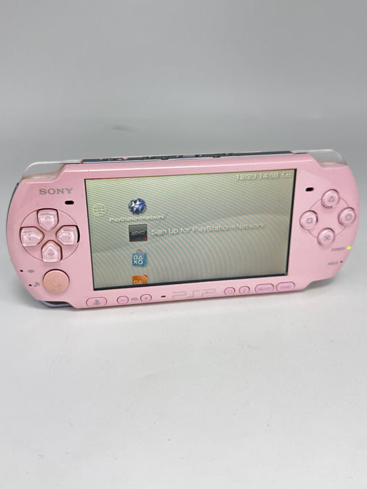 Sony PlayStation Portable PSP-3000 Blossom Pink Console w/ 2400mAh Battery #88