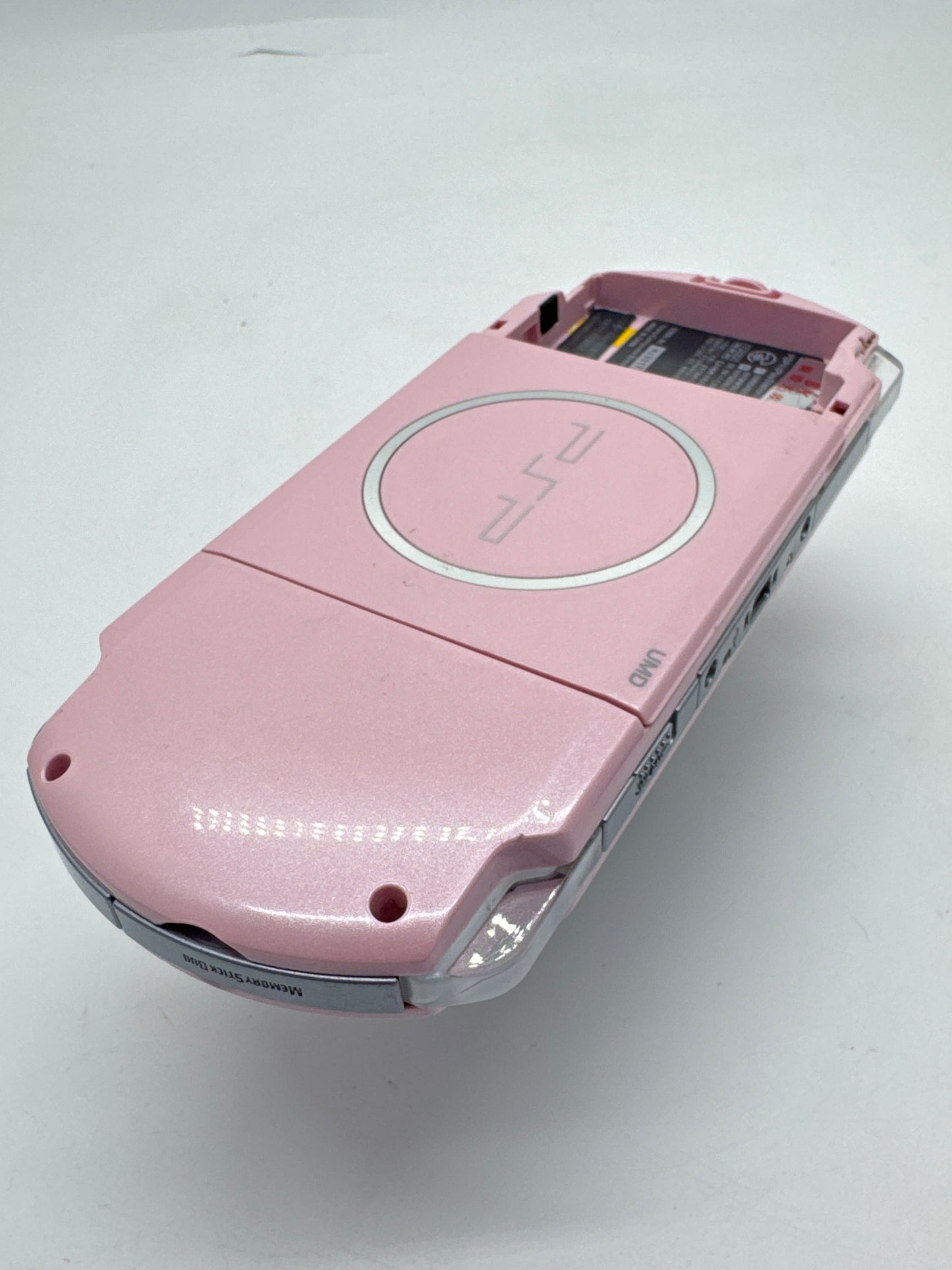 Sony PSP-3000 Pink Console #238 No Battery or Back Lid No Charger BAD DISPLAY AS IS