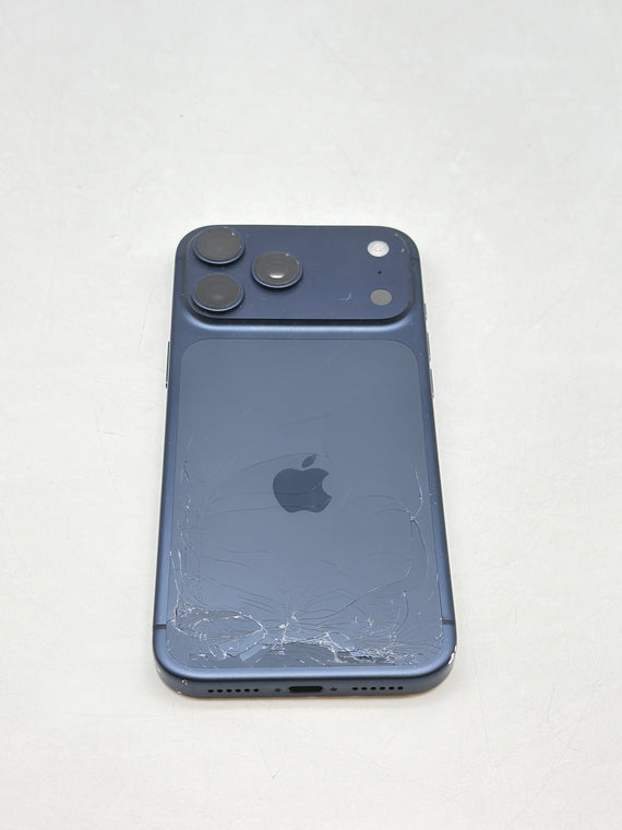 T-Mobile Apple iPhone 17 Pro Max A3257 256GB Deep Blue - Cracked Not Working