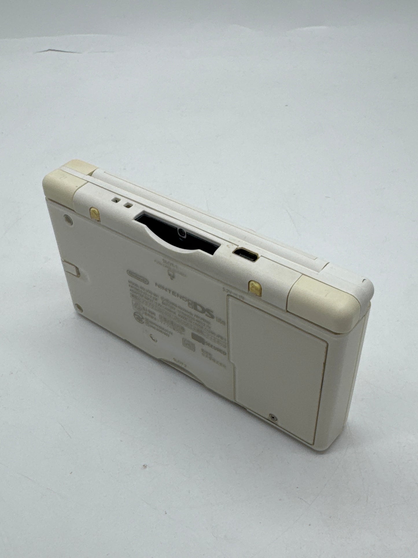 Nintendo DS Lite USG-001 White Console #94 w/ Stylus No Charger Untested AS IS