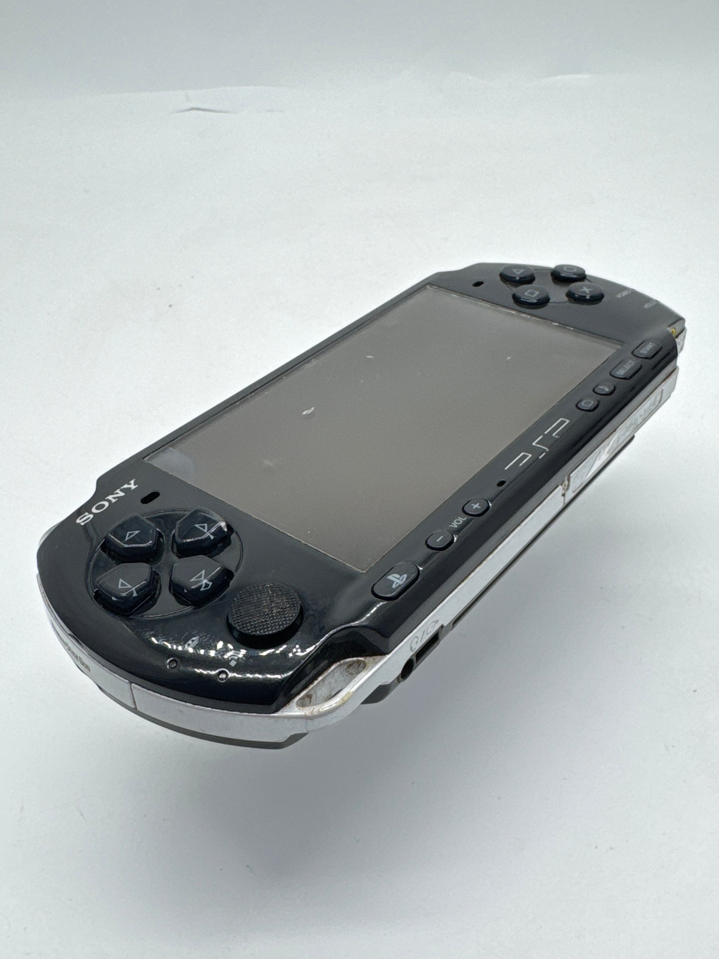 Sony PSP-3000 Black Console #242 No Battery or Lid No Charger AS IS
