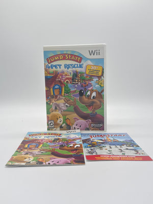 JumpStart: Pet Rescue (Nintendo Wii, 2009) CIB w/ Manual