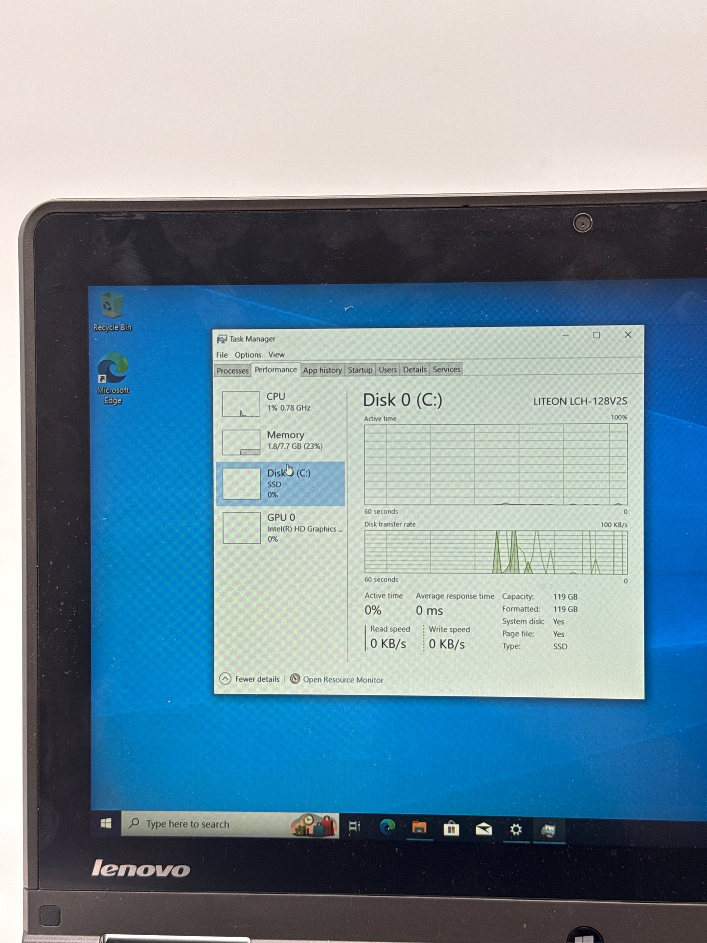 Lenovo Yoga 12 Laptop – Intel Core i5-5300U, 8GB RAM, 128GB SSD - Read!