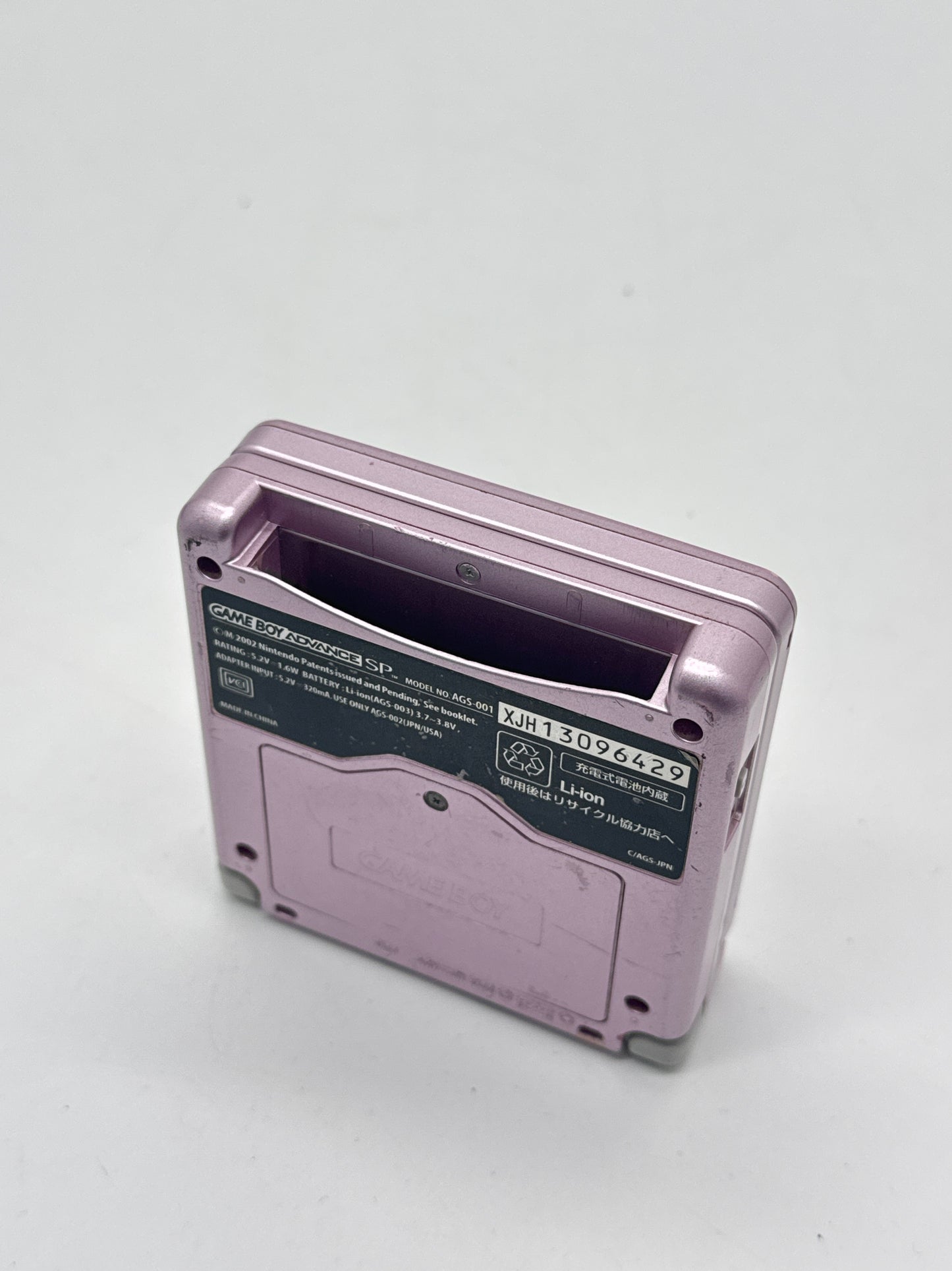 Nintendo Game Boy Advance SP AGS-001 Pink Console #654 w/ Charger