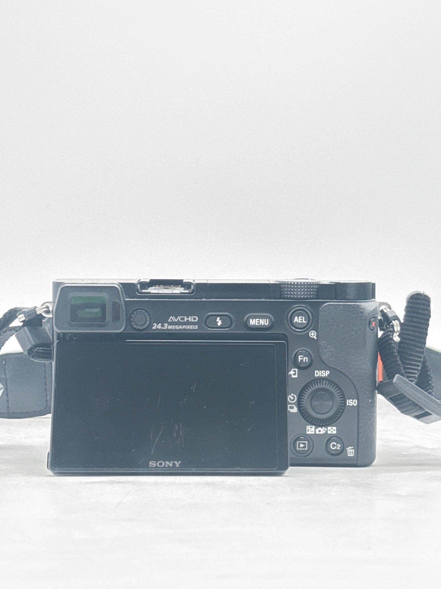 Sony A6000 24.3 MP Mirrorless Digital SLR Camera W/SD Card & Adapter - Black