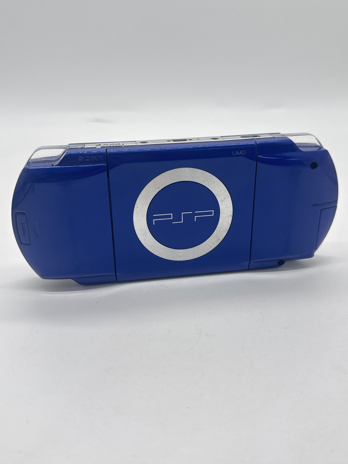 Sony PSP-1000 Metallic Blue Console w/ 3600mAh Battery #94 BROKEN NO IMAGE AS IS