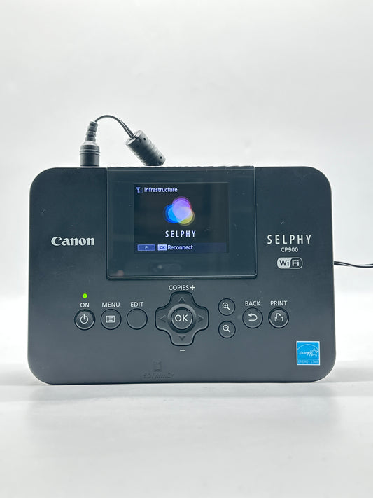 Canon SELPHY CP900 Digital Photo Dye Sublimation Portable Printer Black