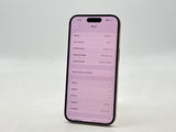 AT&T Apple iPhone 15 A2846 128GB Pink 88% BH 718 Cycle - Cracked Back image 2
