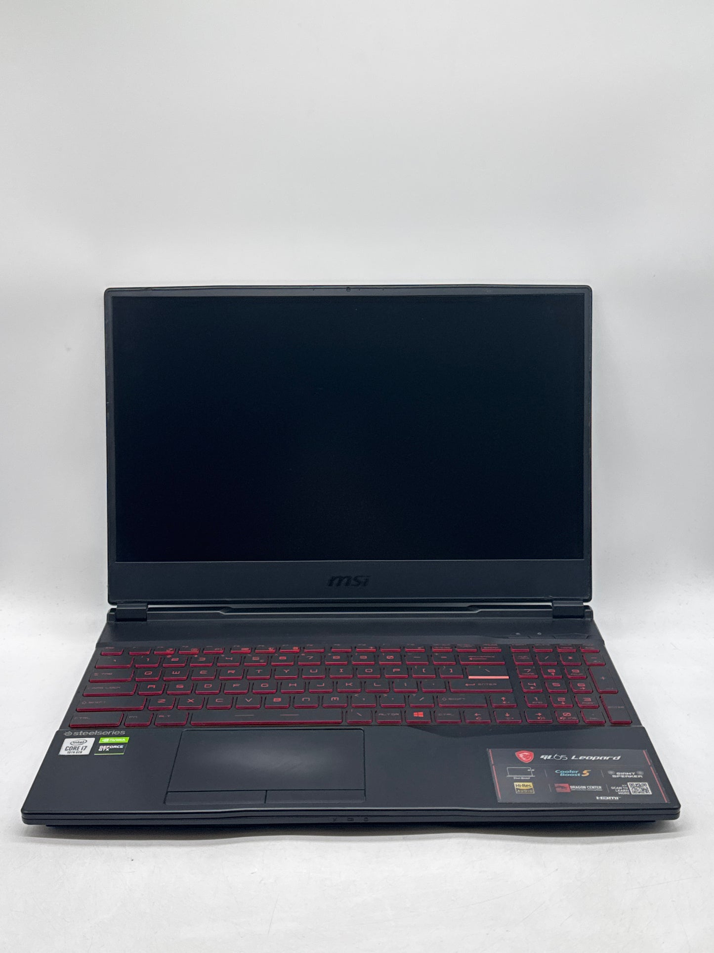 MSI GL65 Leopard 15.6" i7-10750H 16GB RAM 512GB SSD GTX 1650Ti 4GB - Bad Display