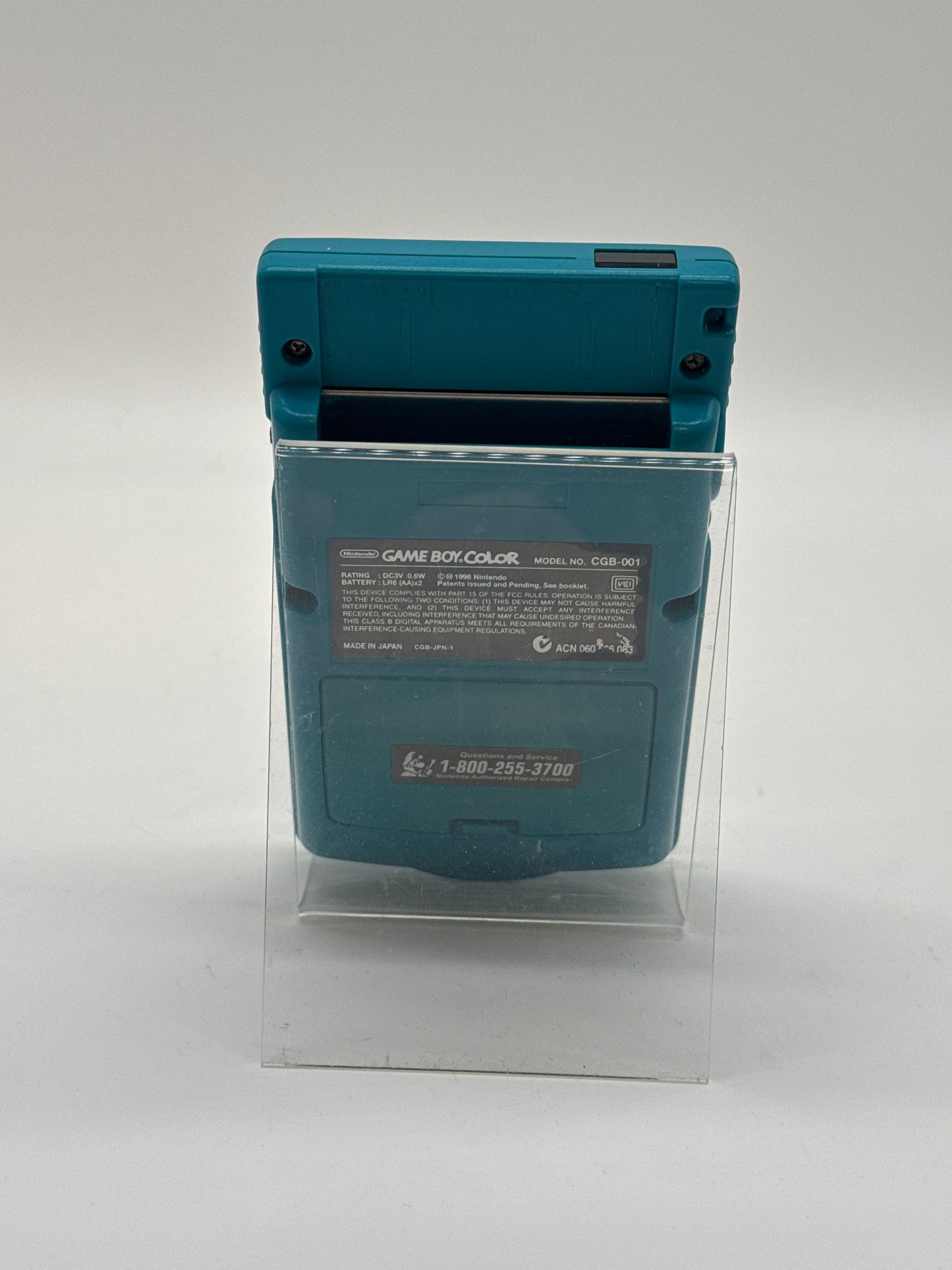 Tested Nintendo Game Boy Color Console CGB-001 - Teal Blue