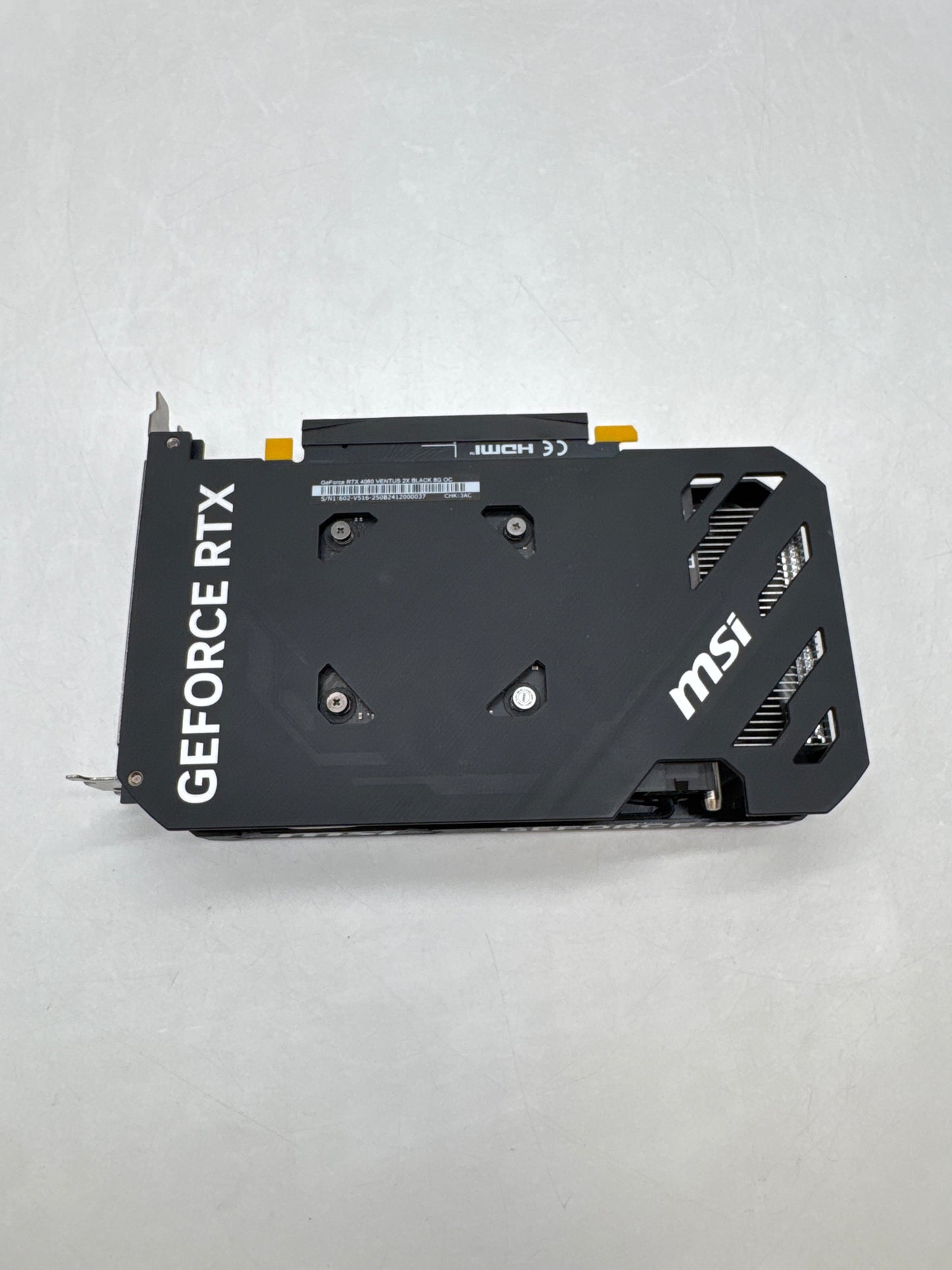 MSI GeForce RTX 4060 VENTUS 2X BLACK 8G OC 8GB GDDR6 Graphics Card