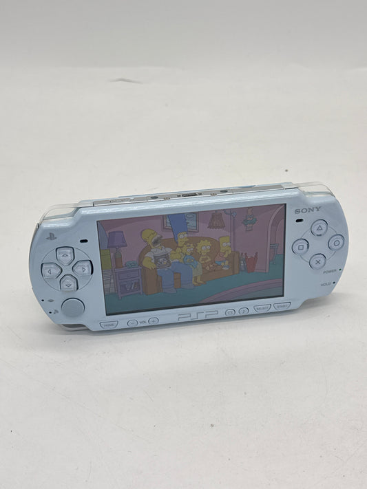 Sony PlayStation Portable PSP-2000 Felicia Blue Console #372 w/1200mAh Battery