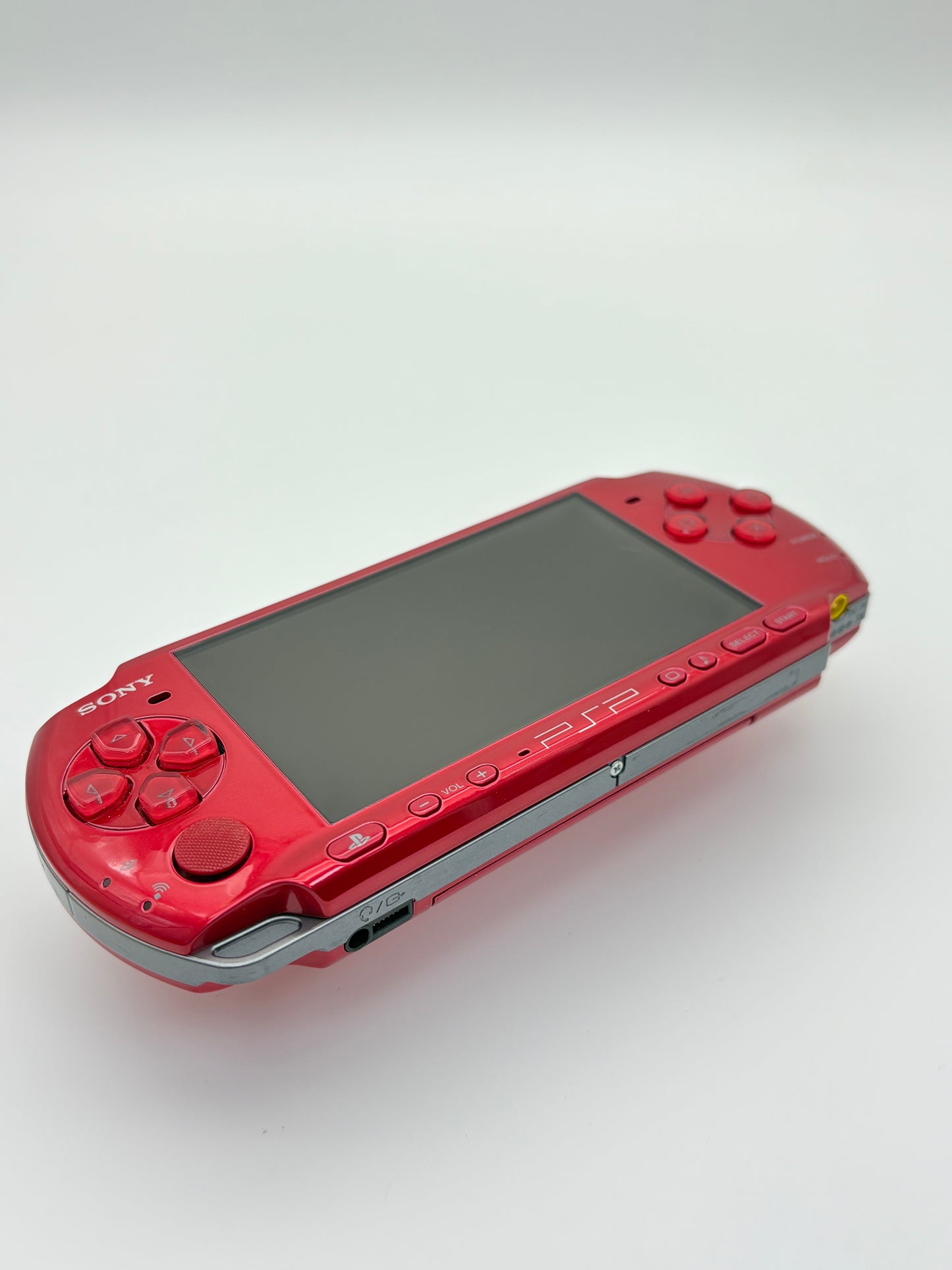 Sony PSP-3000 Red Console #211 w/2400 mAh Battery