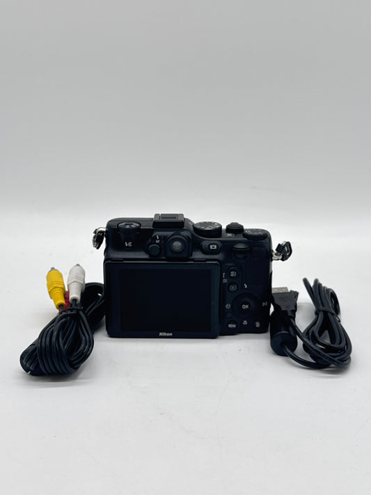 Nikon Coolpix P7100 Digital Camera Black UNTESTED