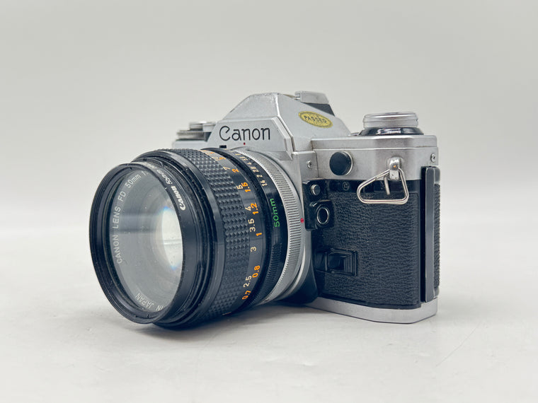 Canon AE-1 35mm Film Camera w/ FD 50mm f/1.4 S.S.C. Lens Untested