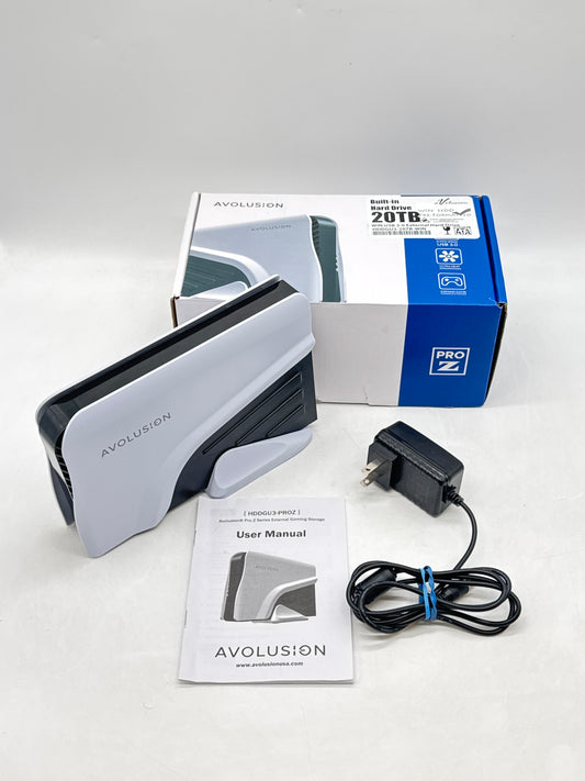 Avolusion HDDGU3-PRO Z USB 3.0 External Gaming Storage - Read!