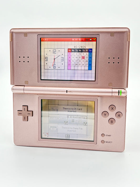 Nintendo DS Lite USG-001 Metallic Rose Console UNTESTED AS IS #304