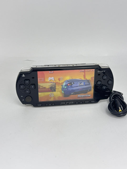 Sony PSP-2000 Piano Black Console #431 w/ 1200mAh Battery & Charger