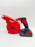 Milwaukee M18 0884-20 18V Cordless Compact Blower Tool and Battery Used image 1