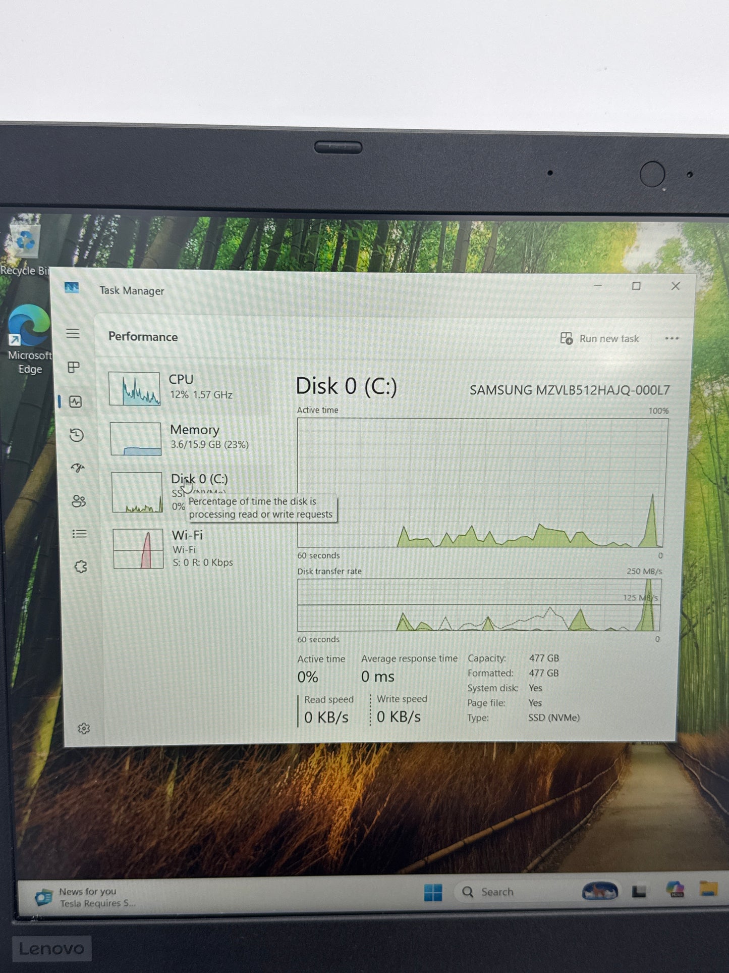 Lenovo ThinkPad L580 Intel i5-8250U 8GB RAM 512GB SSD Laptop #15 READ