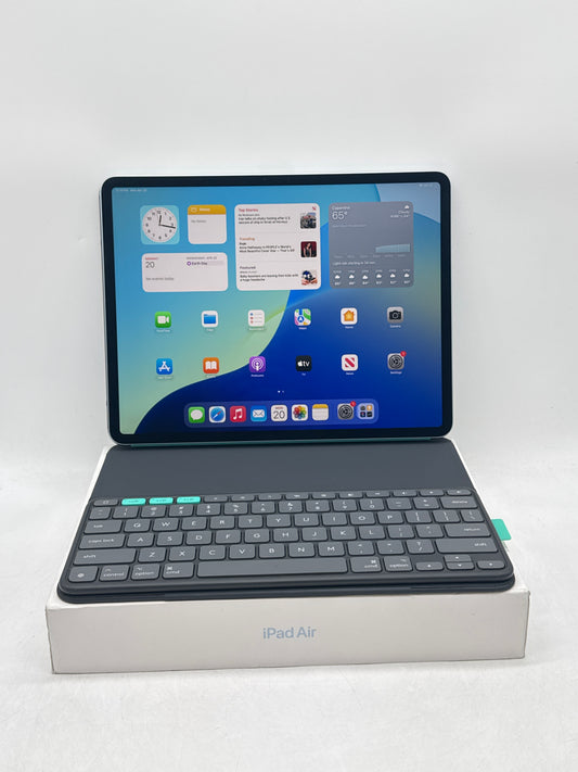 Apple iPad Air 7th Gen 13.0" A3268 M3 128GB Wi-Fi Blue 100% Battery 4 Cycle