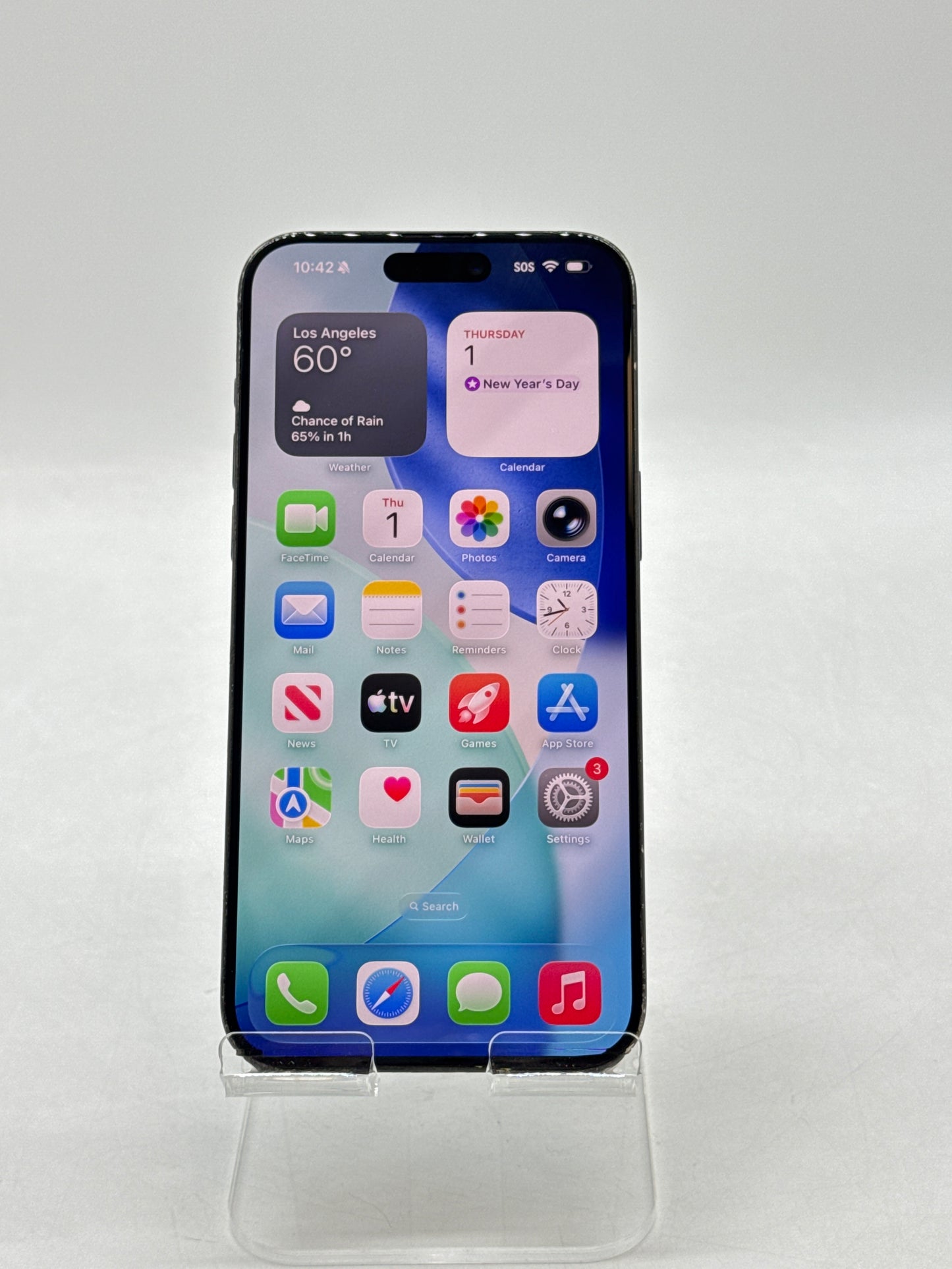 T-Mobile Apple iPhone 15 Pro Max A2849 256GB Black Titanium 81% Battery Health