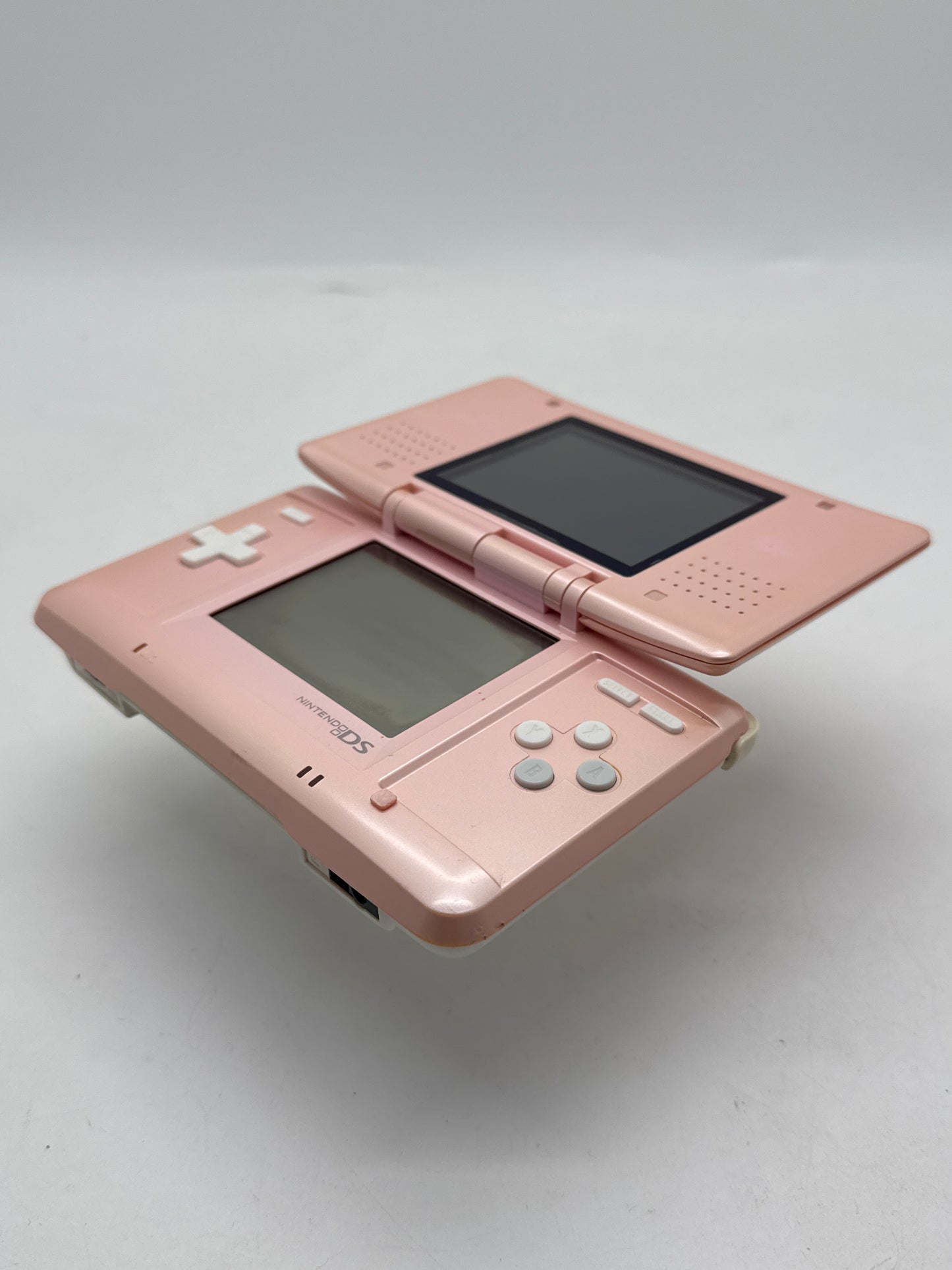 Nintendo DS Original NTR-001 Pink Console Only #167 Cracked Case UNTESTED AS IS