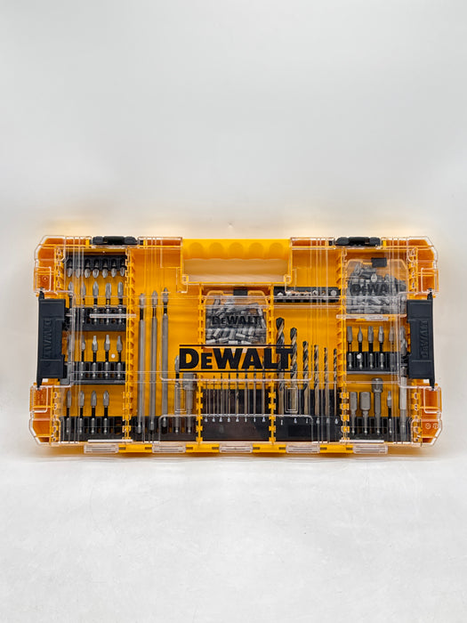 New DeWalt Tough Grip 120 Pc. Drill Bit & Screwdriving Bit Set Impact Ready DWAF120SETTG