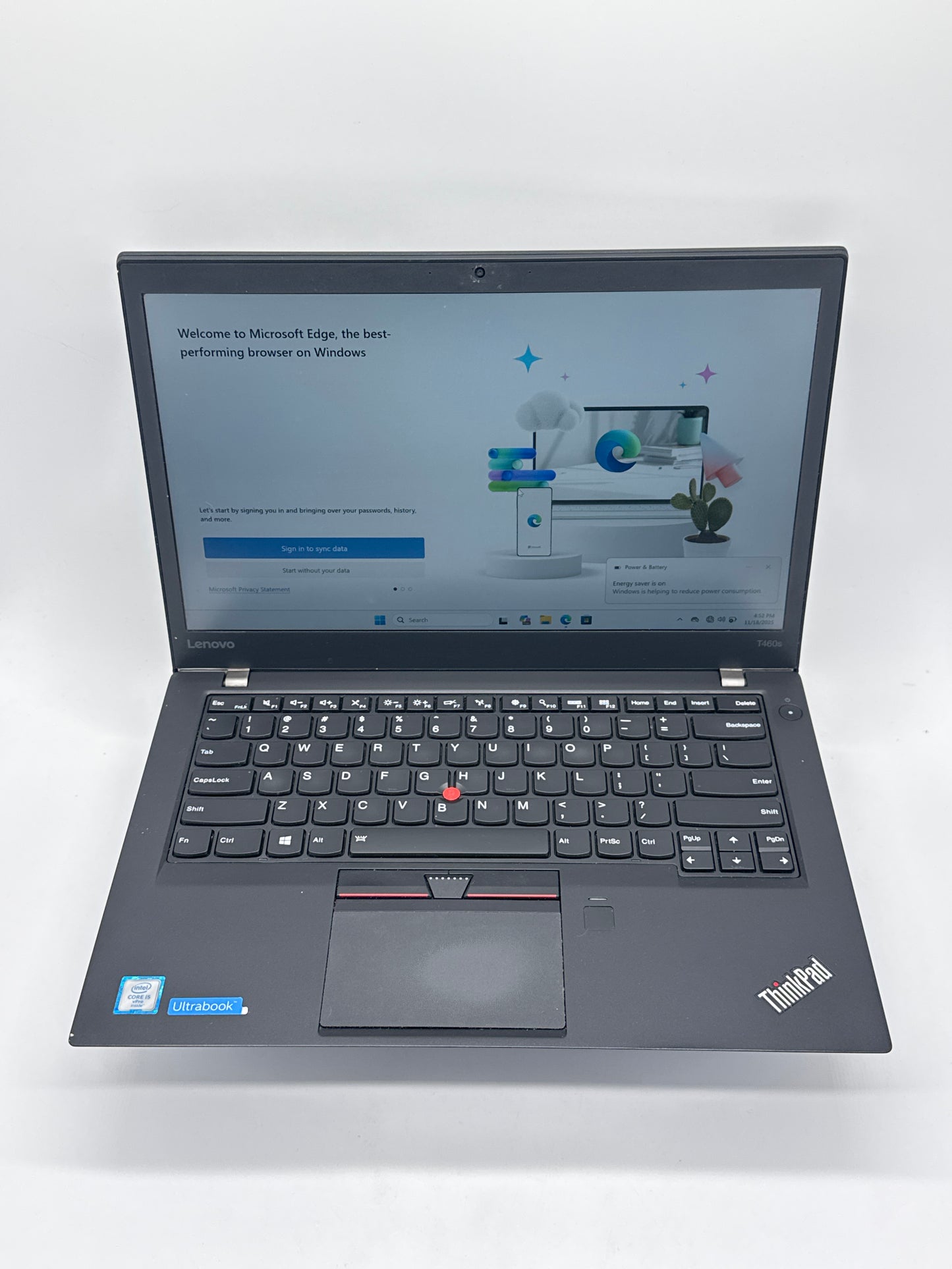 Lenovo ThinkPad T460s 14" i5-6300U 2.4GHz 8GB RAM 256GB SSD #63 BAD READ