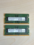 Micron 32GB (16GBx2 )1Rx8 PC4-3200AA-SA2-13 MTA8AF2G64HZ-3G2F1 SO-DIMM RAM image 1